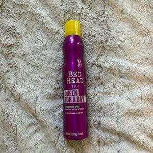BedHead Queen For A Day Thickening Spray - Vibrant Purple and Yellow